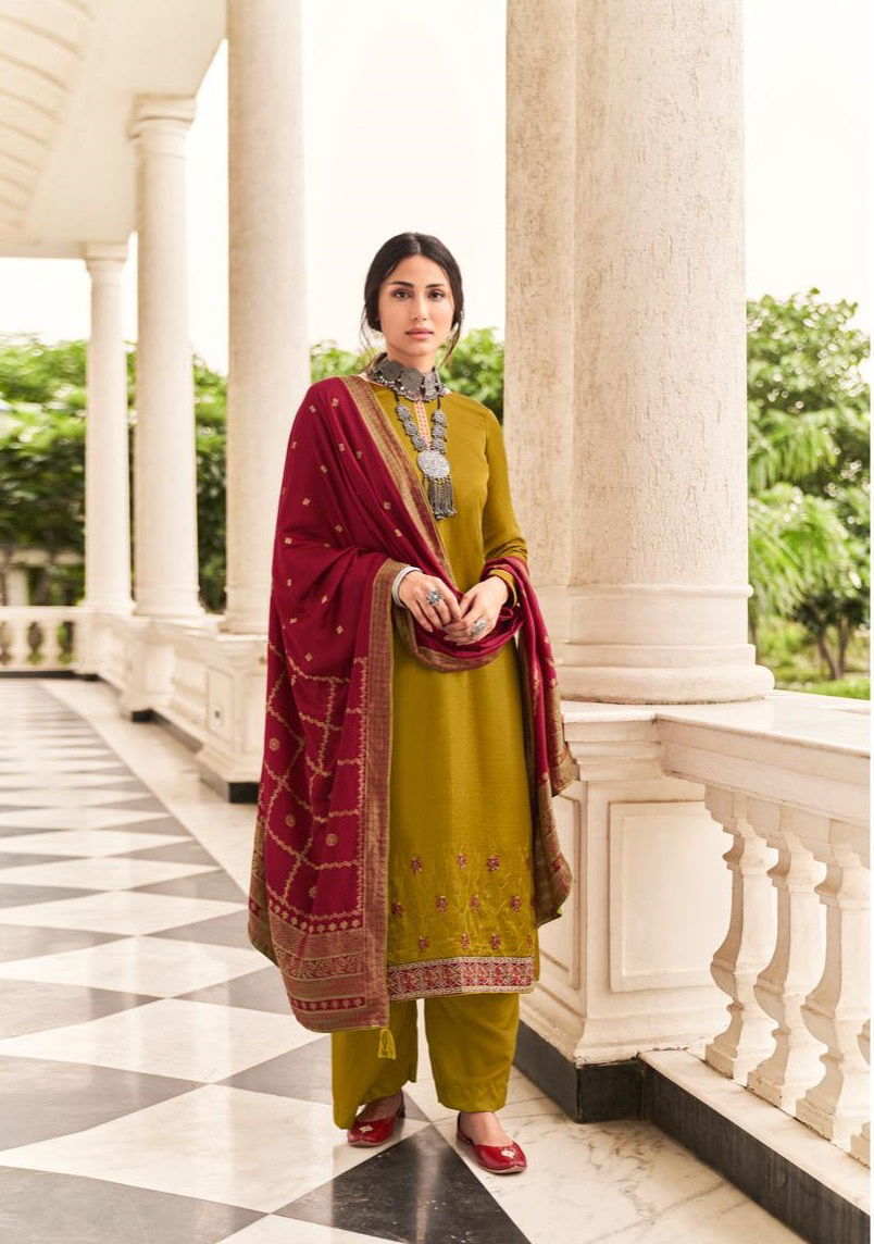 Deepsy Monalisa 6 Nahya Silk Embroidery Exclusive Festive Wear Salwar Kameez Collection
